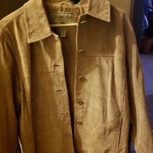 St. John's bay suede leather jacket